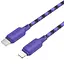 Дата кабель Hoco X116 Meridian Type-C to Lightning 27W (1m) Gradient Purple Mix - мініатюра 6