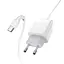 Зарядное устройство Hoco C72Q USB QC + кабель USB to Type-C белый - миниатюра 3