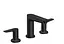 Змішувач Hansgrohe Talis E для умивальника на 3 отвори Matt Black 71733670 Чорний матовий - мініатюра 1