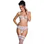 Сексуальний комплект із поясом для панчох Passion LOVELIA Set white L/XL - мініатюра 1