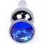 Анальная пробка Boss Of Toys Boss Series - Jewellery Dark Silver Butt Plug Blue, BS6400059, Серебряный / Синий - миниатюра 2