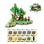 Конструктор магнитный Minecraft, LZCK030, 134 детали, фигурки героев, 28x18x5 см - миниатюра 1