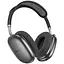 Бездротові навушники Hoco W55 Plus, накладні, ANC, BT5.4, AUX, 800mAh, 90h, deep space gray - мініатюра 1
