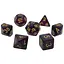 Набір кубиків Galaxy 7 Dice Set - Dark purple , 7 шт. (g7dgala04) - мініатюра 1