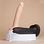 Кончающий фаллоимитатор Strap-On-Me SQUIRTING CUM DILDO REALISTIC Black XL - миниатюра 7