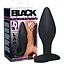 Анальна пробка Black Velvets Large 12 см (чорний) - мініатюра 4