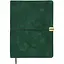 Ежедневник недатированный Buromax Velour A5 искусственная кожа 336 страниц зеленый (BM.20770-04) - миниатюра 1
