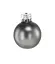 Елочные шарики Chomik стеклянные серебро + белый 3 см 11 шт. (BOZ2195) - миниатюра 2