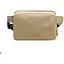 Шкіряна жіноча поясна сумка Dropbag Mini світло-бежева - мініатюра 1