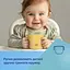 Ергономічна кружка для навчання самостійного пиття Canpol babies бірюзова (74/060_tur) - мініатюра 6
