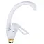 Смеситель для кухни Wezer YUB4-181-WHITE белый - миниатюра 1