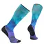 Шкарпетки чоловічі Smartwool Ski Targeted Cushion Compression Print OTC 42-45 Чорний-Бірюзовий - мініатюра 2