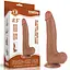 Фалоімітатор Lovetoy Sliding-Skin Dual Layer Dong 8.5'' 20 см (коричневий) - мініатюра 7
