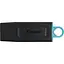 USB Flash накопичувач Kingston 64GB DataTraveler Exodia USB 3.2 black/teal (DTX/64GB) - мініатюра 1