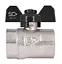 Кран шаровой Thermo Alliance Base 1" ВВ прямой, PN40, бабочка SD602W25 - миниатюра 3