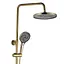 Душова система Rea Rebel brushed gold з виливом REA-P2414, Золотий - мініатюра 3
