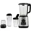Gorenje Блендер стационарный 1400Вт, чаша-1750мл, дополнительные емкости, кофемолка, крышка льда, приготовление супа, импульсный режим, металл - миниатюра 1