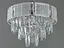 Заворожуюча новинка, срібна кришталева люстра на 5 ламп - мініатюра 3