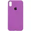 Чохол Epik Silicone Case Full Protective AA для Apple iPhone XS Max 6.5 Фіолетовий/Grape - мініатюра 1