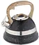 Якісний металевий чайник із свистком Edenberg EB-8808 із нержавіючої сталі для газової плити чорний - мініатюра 2