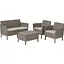 Комплект садовой мебели Keter Salemo Set капучино-песок - миниатюра 1
