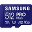 Карта памяти Samsung microSDXC 512GB Class 10 UHS-I U3 V30 A2 PRO Plus + W/Reader (MB-MD512SB/WW) (134223) - миниатюра 3