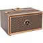 Колонка Kisonli G1 Bluetooth 5.0, 2х10W, 1500mAh, USB/TF/BT/FM/AUX, DC: 5V, Dark wood (Brown), BOX, Q24 - миниатюра 1