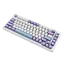 Клавиатура Ajazz AK820 Max RGB White Purple - миниатюра 2