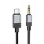 Кабель Hoco UPA32B Type-C to разъему 3.5 мм 1 м черный - миниатюра 3