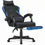 Крісло Cabro C502 Black-Blue (тканина) - мініатюра 3