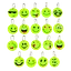Светоотражающий брелок М 47550 Смайлик (6900077475500) Микс - миниатюра 1