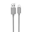 Дата кабель Hoco X113 Beneficio USB to Type-C (1m) Gray - мініатюра 1