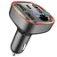 АЗП FM модулятор Borofone BC48 Broad 18W+QC3.0 (2USB-A/1C) Black - мініатюра 1