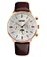 Мужские классичесие часы Skmei 9117 White Gold - миниатюра 2