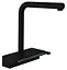 Смеситель для кухни Hansgrohe Aquno Select М81 250 2jet с выдвижным изливом Sbox 73830670 Black Matt Черный матовый - миниатюра 1
