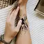 Набор детских временных тату Черные мини №4 black-tattoo-mini-set-4-H - миниатюра 4