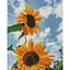 Алмазна мозаїка Соняшники в небі Strateg HX493 30х40 см - мініатюра 1
