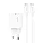 СЗУ Usams US-CC226 Kit-Yi Ser. 20W (1USB-C) + кабель Type-C to Type-C - миниатюра 1