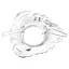 Светильник точечный Brille декоративный HDL-M19 MR16 WH/G L13-185 - миниатюра 5