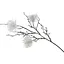 Ветка декоративная 47 см Искусственные материалы для декора и флористики Коричнево-белый - миниатюра 1