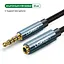 Кабель аудио Ugreen AV118 3.5 mm удлинитель 0.5 м Black (40672) - миниатюра 3