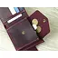 Женское портмоне GS кожаное бордовое - миниатюра 7