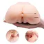 Мастурбатор Baile Crazy Bull Dual Vagina and Ass с вибрацией телесный - миниатюра 5