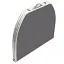 Стіл Bo-Camp Case Model Oval 150x80 см сірий (DAS303275) - мініатюра 3