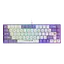 Механическая проводная клавиатура AJAZZ AK680 / Hot-Swap / Brown Switch / White Purple - миниатюра 2