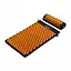 Коврик акупунктурный 4FIZJO Аппликатор Кузнецова с валиком 72 x 42 см Black/Orange 4FJ0042 (P-5907222931752) - миниатюра 1