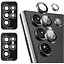 Захисне скло на камеру DK для Samsung Galaxy S22 Ultra 5G S908 Metal Eagle Eye 015709 black 2 шт. - мініатюра 1
