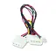 Переходник питания Molex (M) - Molex (F) + 3-pin Fan, 15 см, Cablexpert (CC-PSU-5) - миниатюра 1