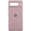 Чохол Lakshmi Silicone Cover Full Camera (AA) with logo для Google Pixel 7 Pro Рожевий / Pink Sand - мініатюра 1