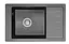 Кухонна мийка гранітна Rea Sten black плямисту ZLE-00107, Чорний - мініатюра 5